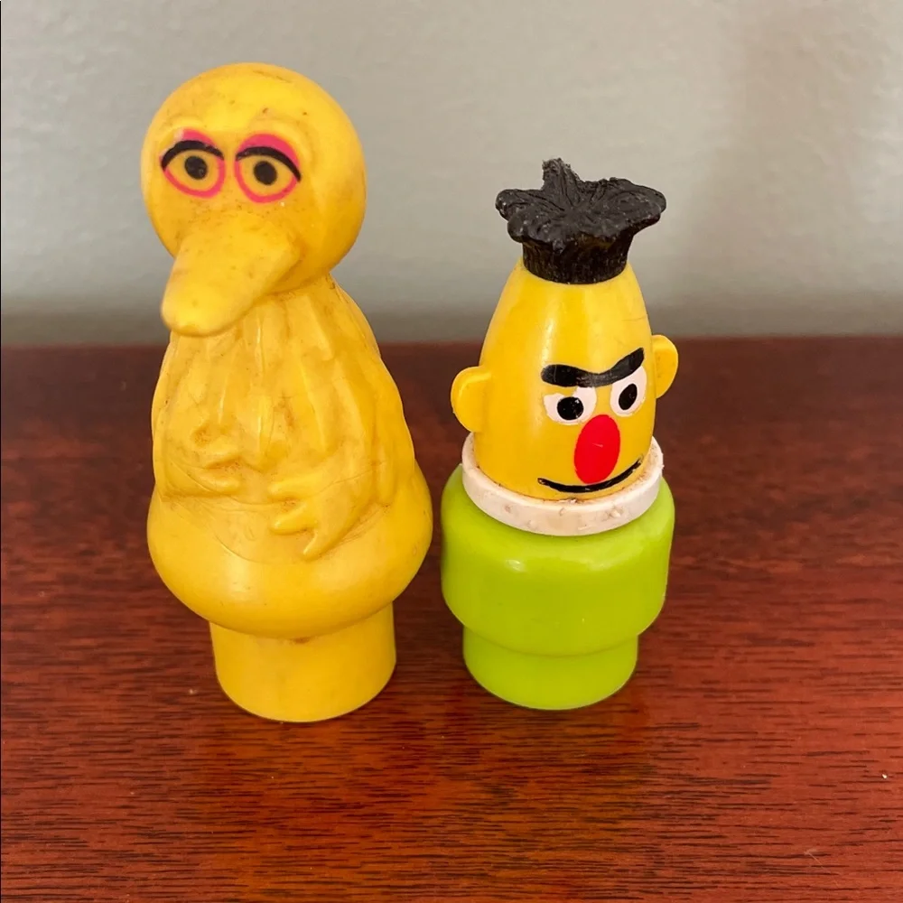 Fisher-Price Vintage Big Bird & BertFigures